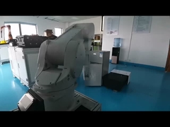 Buzdolabı kapısı dayanıklılık testi için robotik kol - sürekli açık ve kapalı