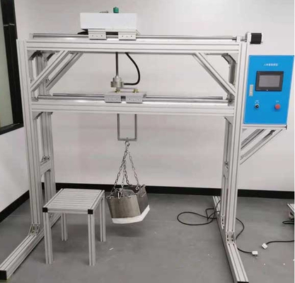 IEC 60601-1 Bölüm 9.8.3.3 Yükleme testi makinesi 1500N Max 150mm düşme yüksekliği